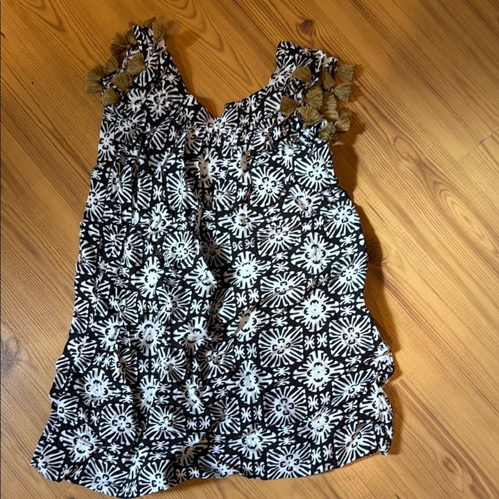 Escapada Black and White Summer Dress